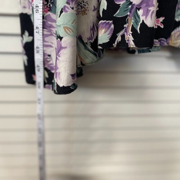 Vintage REO Originals Floral V-Neck Sleeveless Midi Dress, Size 6 - Picture 6 of 8